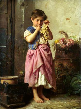 Antonio Rotta L'enfant avec les raisins